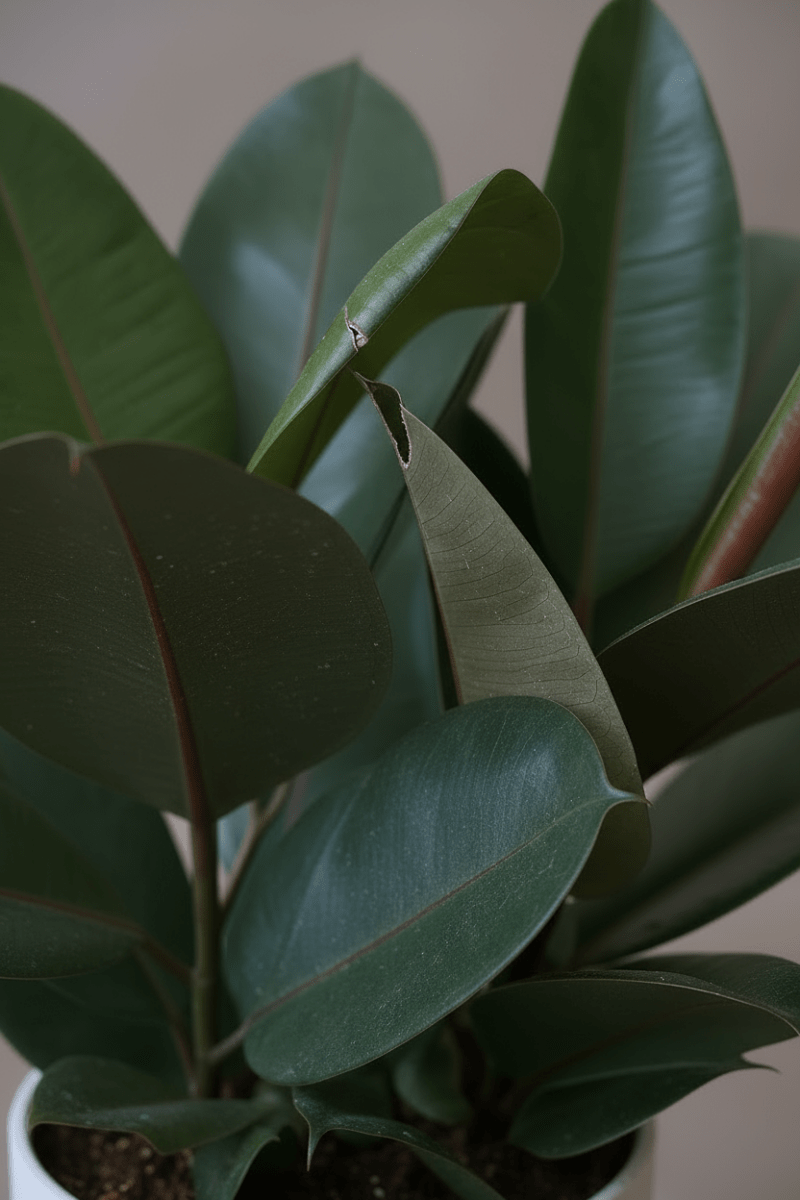 Rubber Plant Burgundy - Potted plant - POTT - RUBB - GRW - 7454 - Tumbleweed Plants - Online Plant Delivery Singapore
