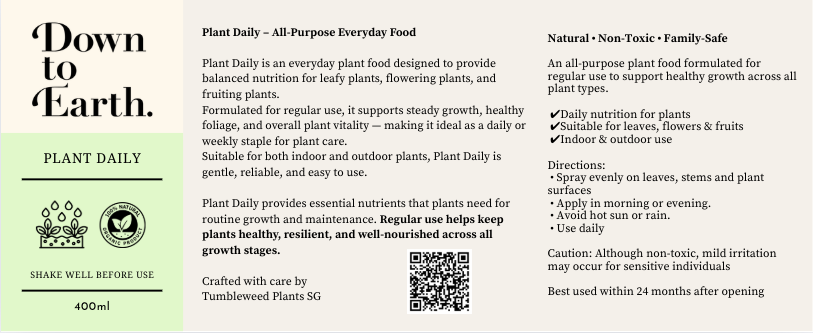 Down To Earth. Plant Daily