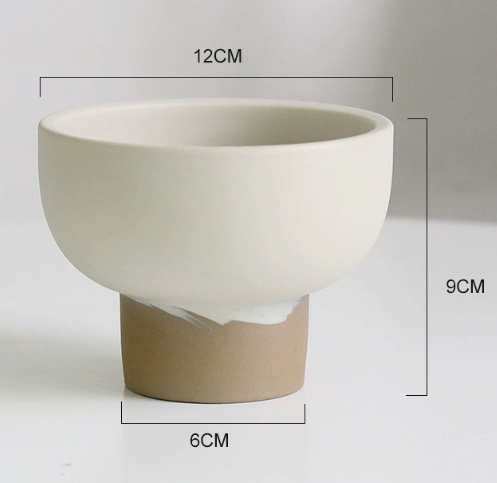 Two-Tone Bowl Pot