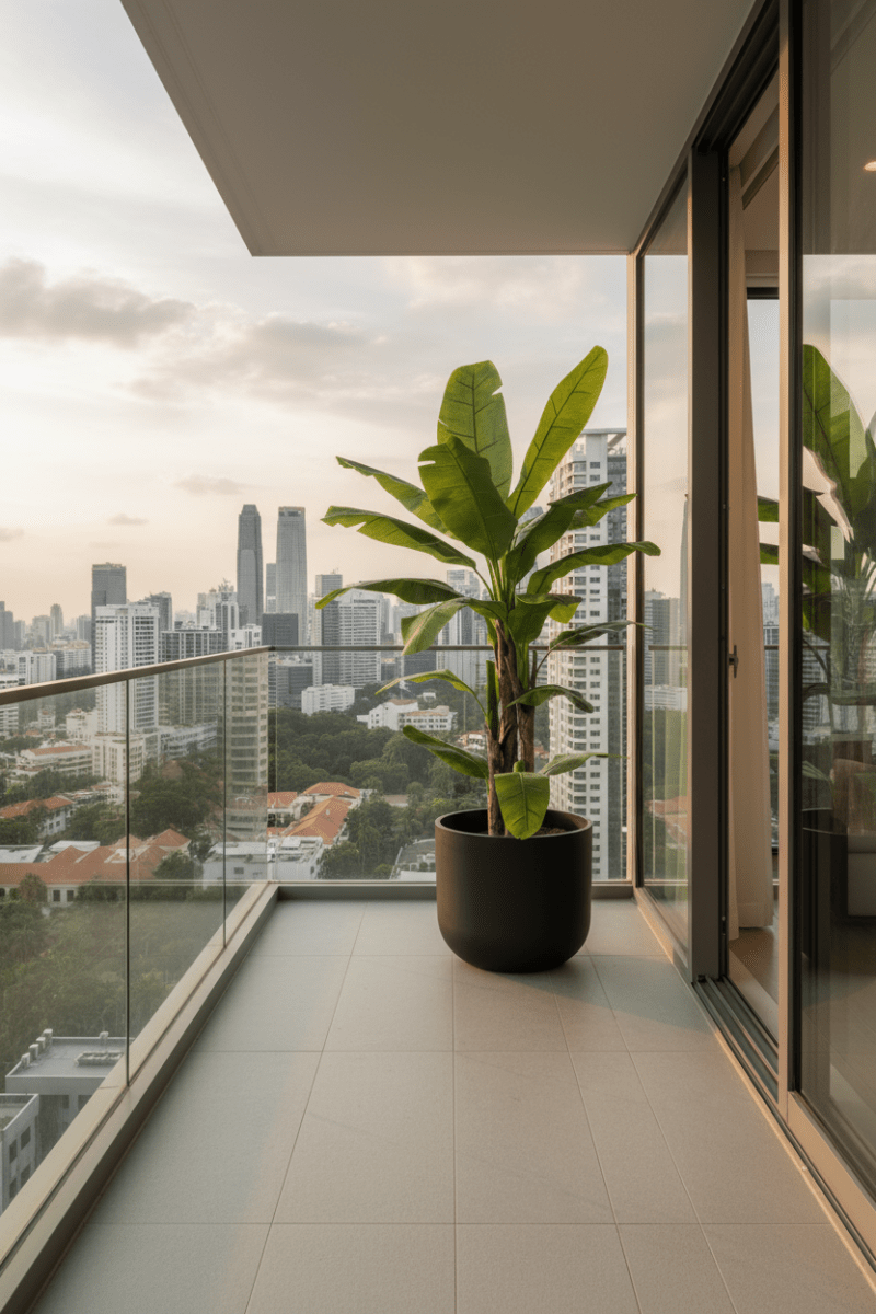 Banana Tree (Life - life Artificial) - Potted plant - 5103784103174 - Tumbleweed Plants - Online Plant Delivery Singapore
