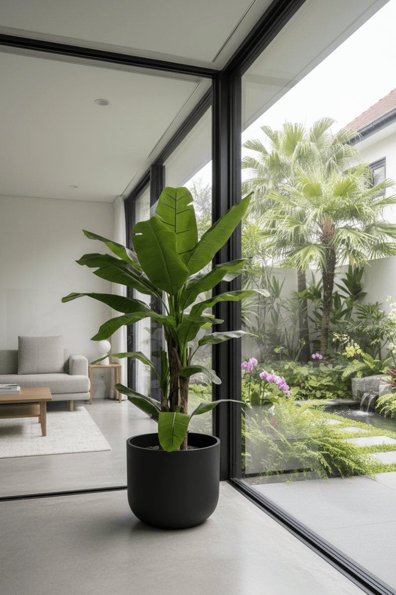 Banana Tree (Life - life Artificial) - Potted plant - 5103784103174 - Tumbleweed Plants - Online Plant Delivery Singapore