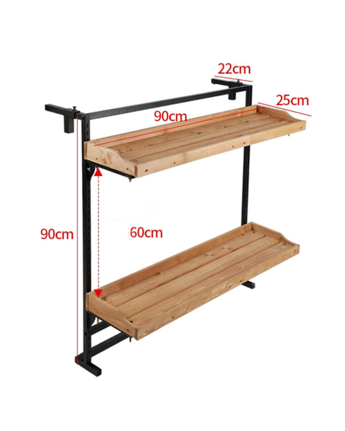 SunnySteps Balcony Racks - Hanging Planters -  Tumbleweed Plants