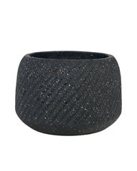 Vanga Ceramic Planter - black - Pots - Tumbleweed Plants - Online Plant Delivery Singapore