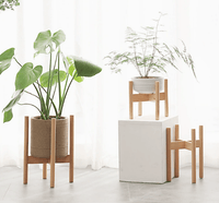 Wooden Plant Stands - Plant Stand - PLAN - WOOD - MDMBMB - 6911 - Tumbleweed Plants - Online Plant Delivery Singapore