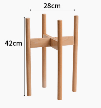 Wooden Plant Stands - Plant Stand - PLAN - WOOD - SMLWLN - 6910 - Tumbleweed Plants - Online Plant Delivery Singapore