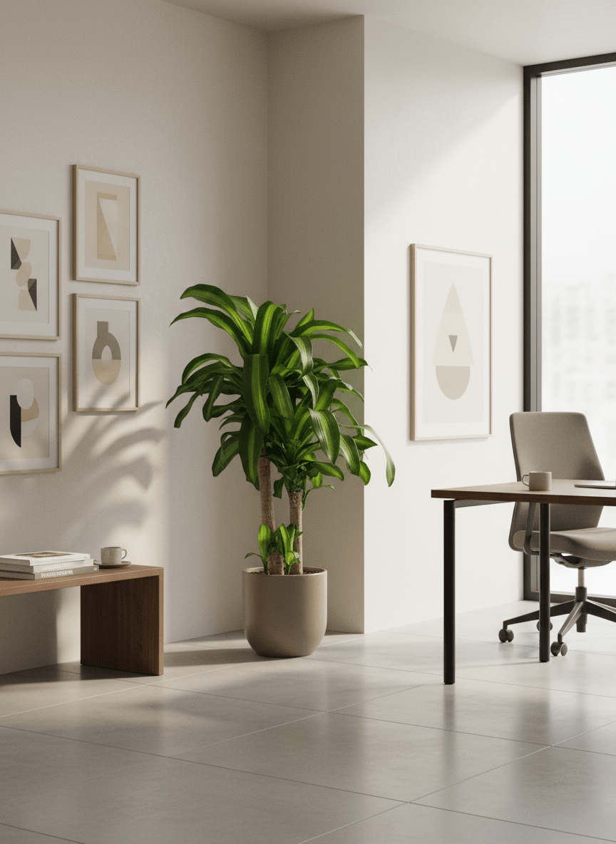 XL Dracaena Fragrans (Iron Tree) - Potted plant - POTT - LARG - MMGRWNRP - 5090 - Tumbleweed Plants - Online Plant Delivery Singapore