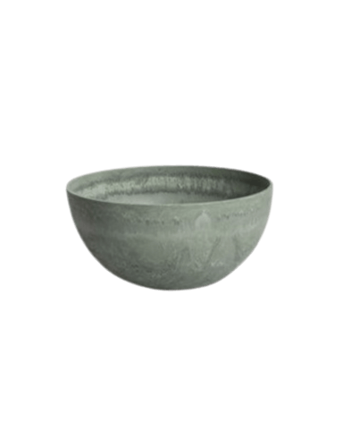 AirStone Bowl Pot (L) - Jade Green / standard+hanging (comes with hanging chain and holes)