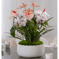 Anthurium Arrangement (Faux) - Artificial Plant - 1838465443527000071 - 0 - Tumbleweed Plants - Online Plant Delivery Singapore