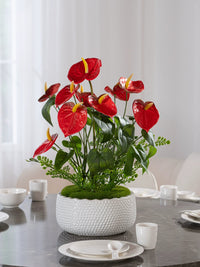 Anthurium Arrangement (Faux) - Artificial Plant - 1838465443527000071 - 0 - Tumbleweed Plants - Online Plant Delivery Singapore