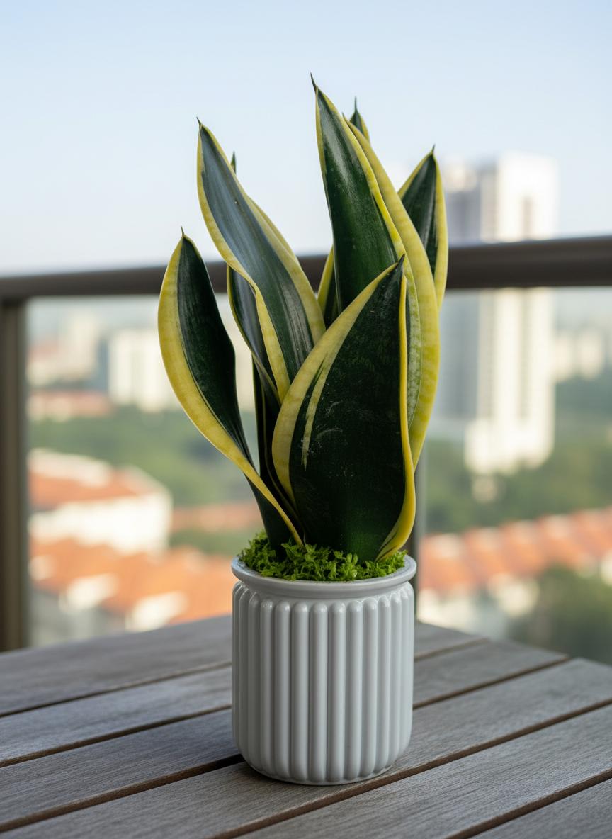 Sansevieria Trifasciata Laurentii Hydro - Self Watering