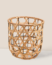 Bamboo Basket - Basket - Tumbleweed Plants - Online Plant Delivery Singapore