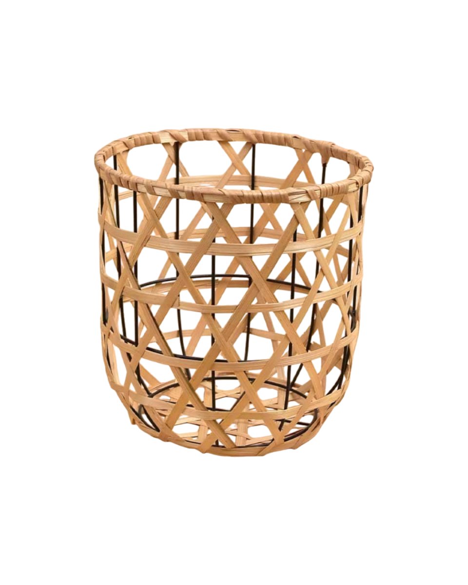 Bamboo Basket - Basket - Tumbleweed Plants - Online Plant Delivery Singapore