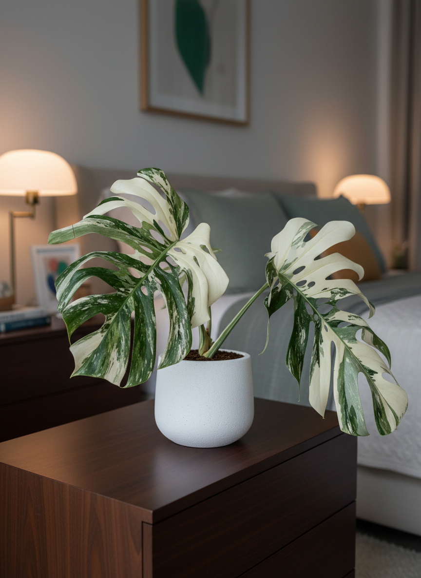 Monstera Albo Variegata — Established Plant (Limited Batch)