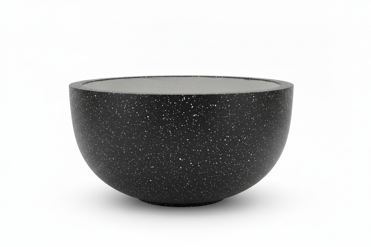 Bowl Planter Eclipse Black