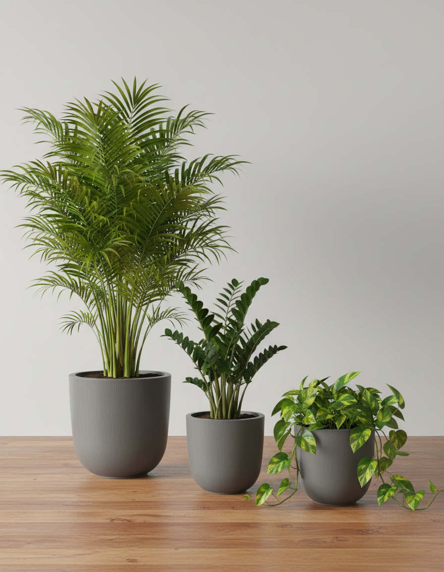 Bundle Product Photo with Matching Zeni Planters