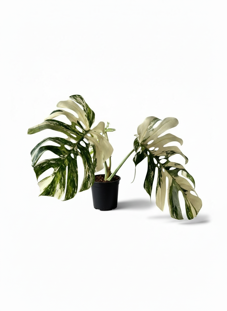 Monstera Albo Variegata — Established Plant (Limited Batch)