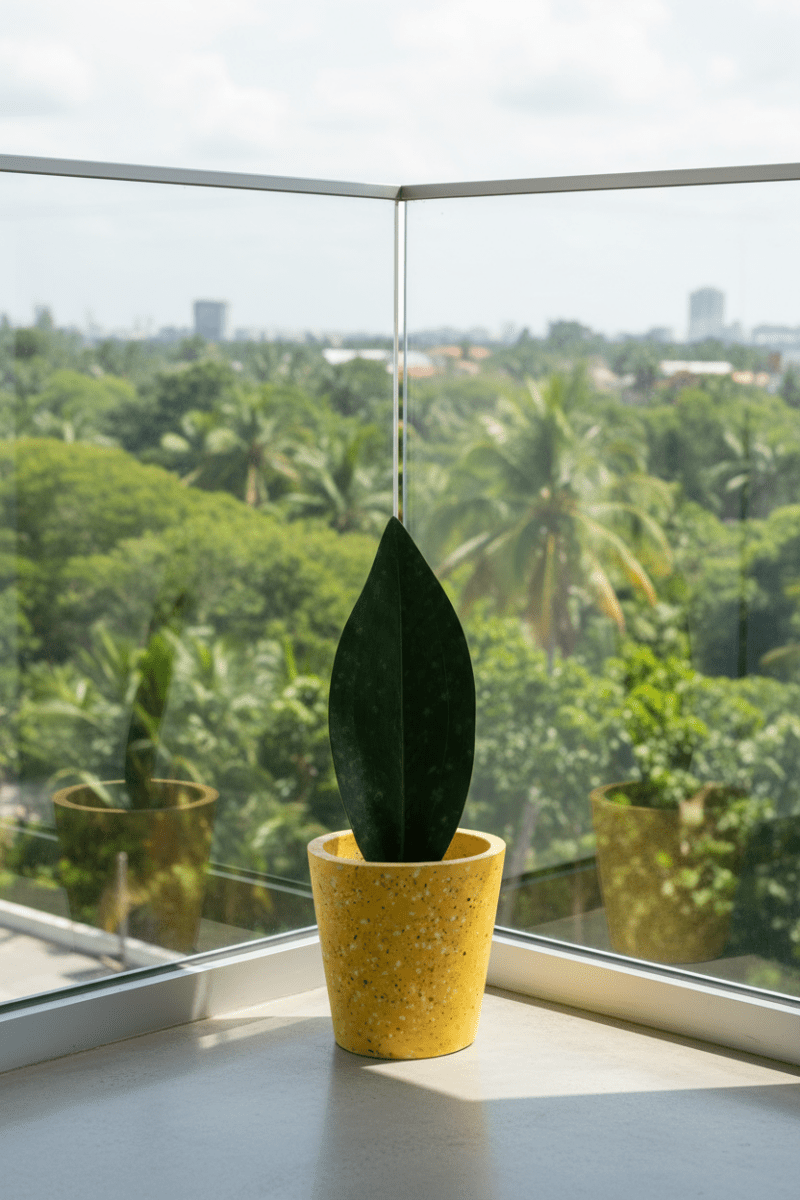 Whale Fin Snake Plant - Large - Potted plant - POTT-WHAL-GRW-7243 - Tumbleweed Plants - Online Plant Delivery Singapore