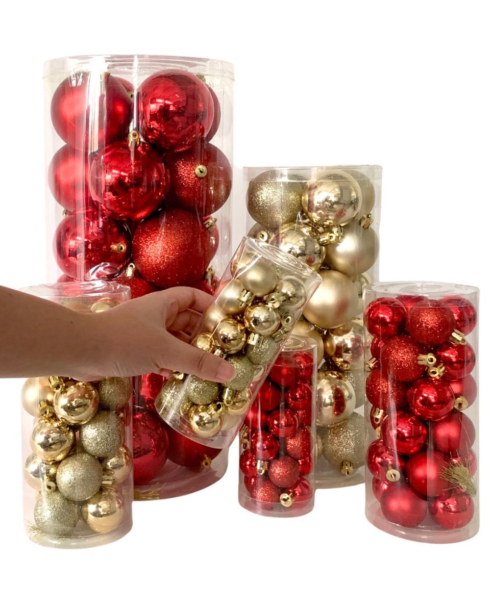 Christmas Ball Ornaments Set - Add Ons - ADD - CHRI - RDCM - 6621 - Tumbleweed Plants - Online Plant Delivery Singapore