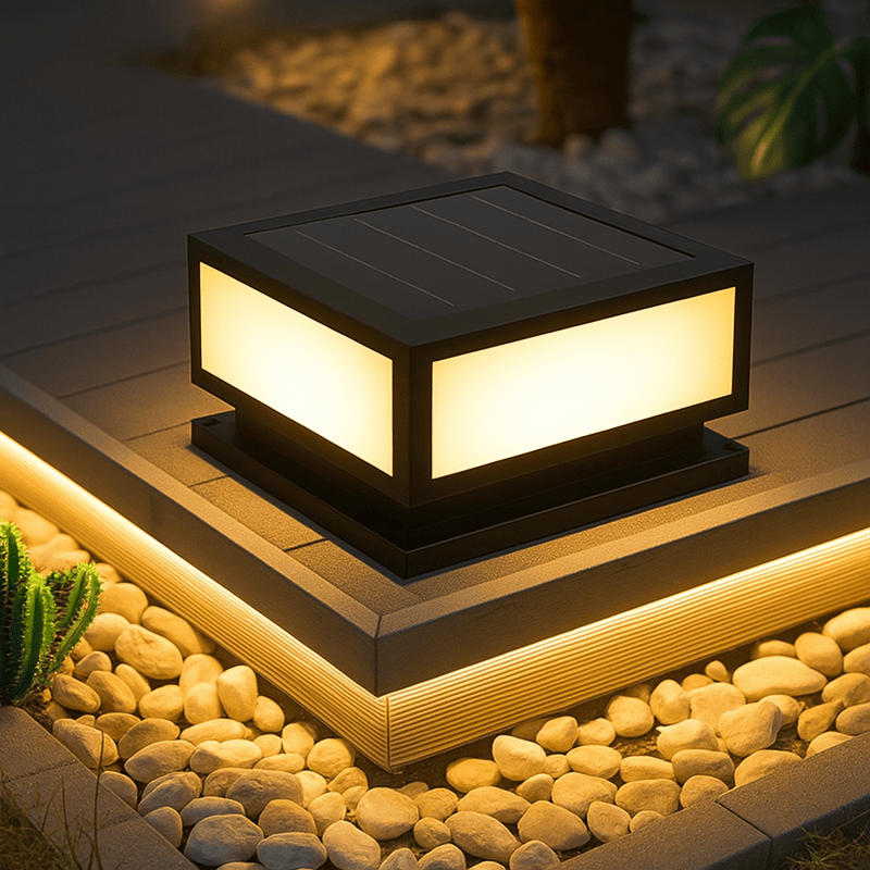 Cube Column Solar Garden Lights - Garden Lights - 5507534729456 - Tumbleweed Plants - Online Plant Delivery Singapore
