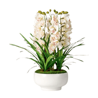 Cymbidium Flowers Arrangement (Faux) - Artificial Plant - 1838465442990002179 - 0 - Tumbleweed Plants - Online Plant Delivery Singapore