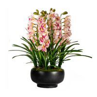 Cymbidium Flowers Arrangement (Faux) - Artificial Plant - 1838465442990002178 - 0 - Tumbleweed Plants - Online Plant Delivery Singapore