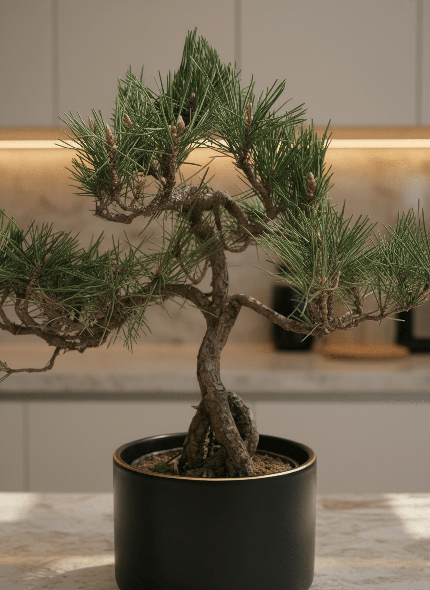 Japanese Black Pine Bonsai - Natural Growth - Potted plant - POTT-JAPA-9761 - Tumbleweed Plants - Online Plant Delivery Singapore