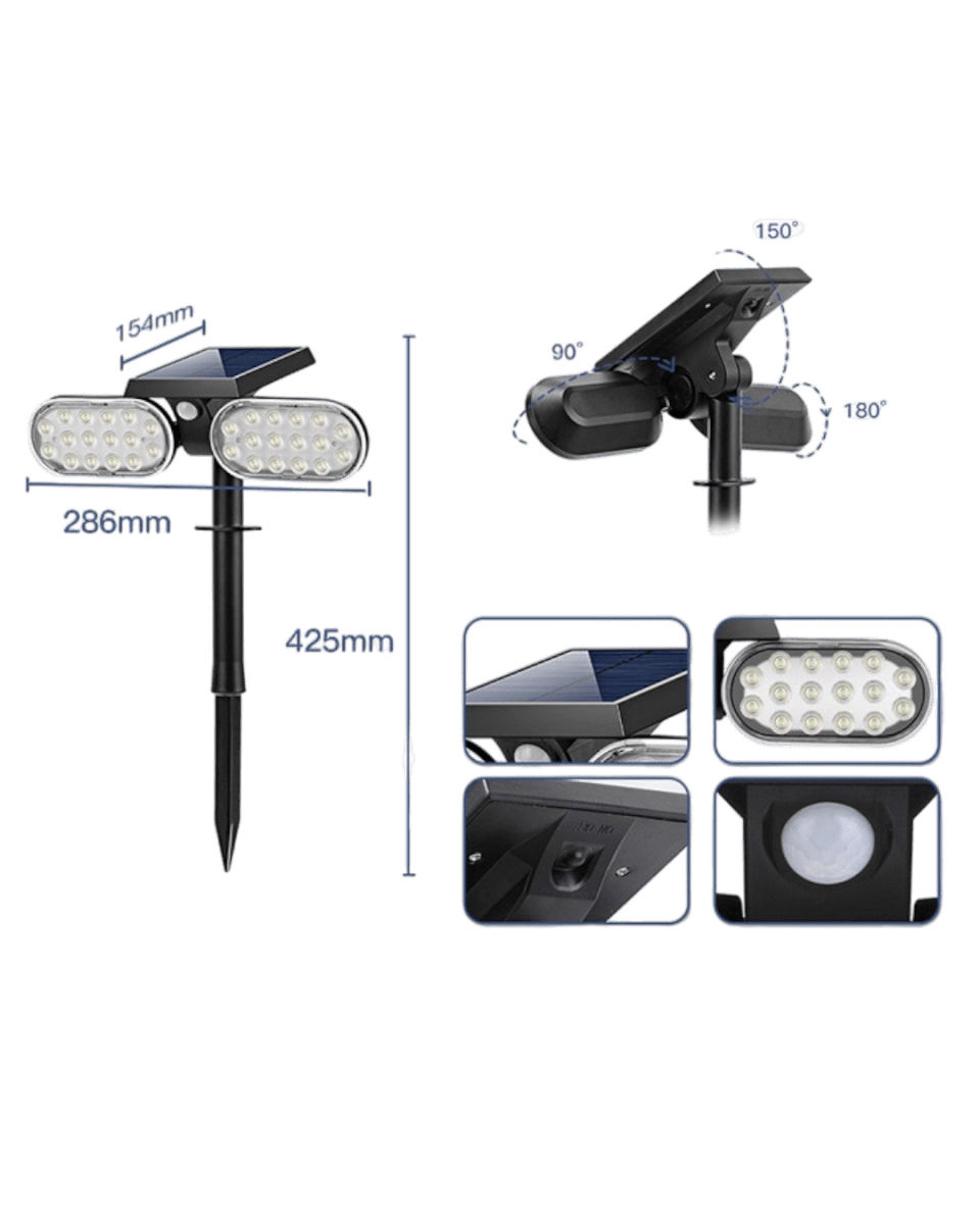 DuoGlow Solar Motion - Garden Lights - 5988699574865 - Tumbleweed Plants - Online Plant Delivery Singapore