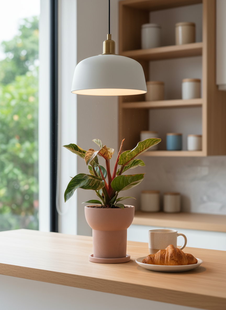 Philodendron Birkin - Pink - Potted plant -  Tumbleweed Plants