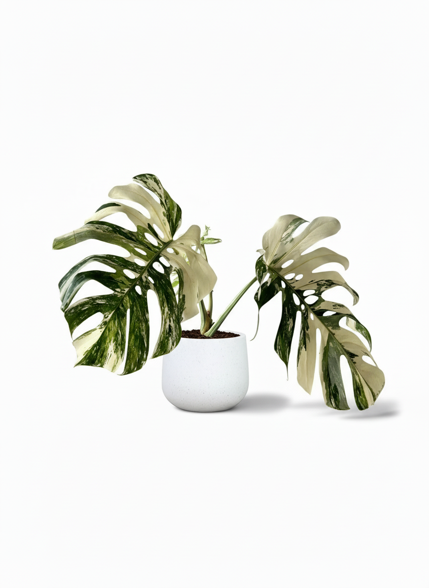 Monstera Albo Variegata — Established Plant (Limited Batch)