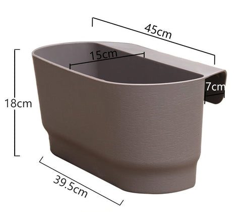 EasyRail Pot - large gray