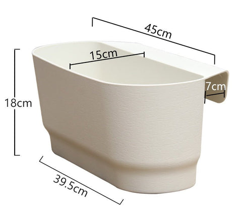 EasyRail Pot - large white