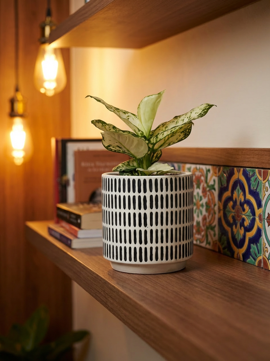 Aglaonema Snow White Plant