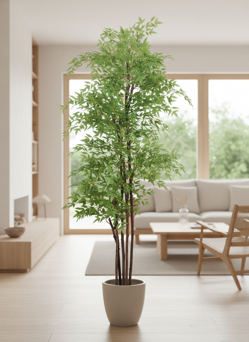 Bamboo Real-Trunk Artificial