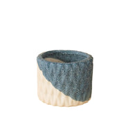 Geometric Mini Pots Blue/White