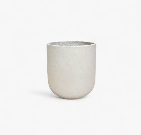 Goblet Pot XL - patina - white