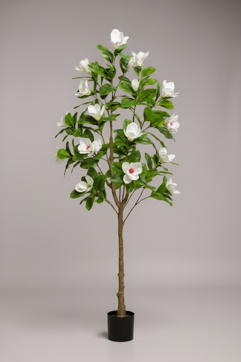 Magnolia Flower Tree (Life-like Artificial) - Potted plant -  Tumbleweed Plants