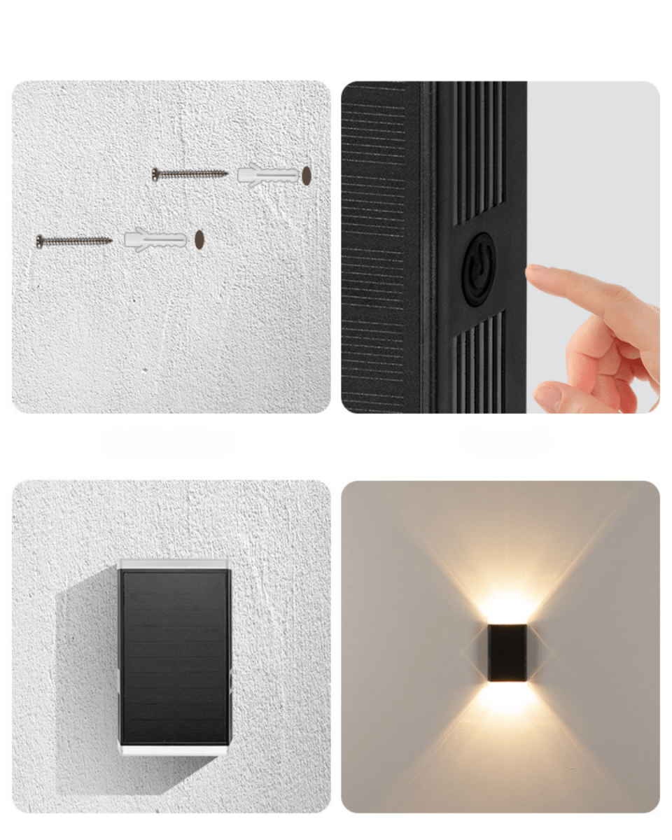 Guard Vertical Solar Wall Light - Garden Lights - 5747915201786 - Tumbleweed Plants - Online Plant Delivery Singapore