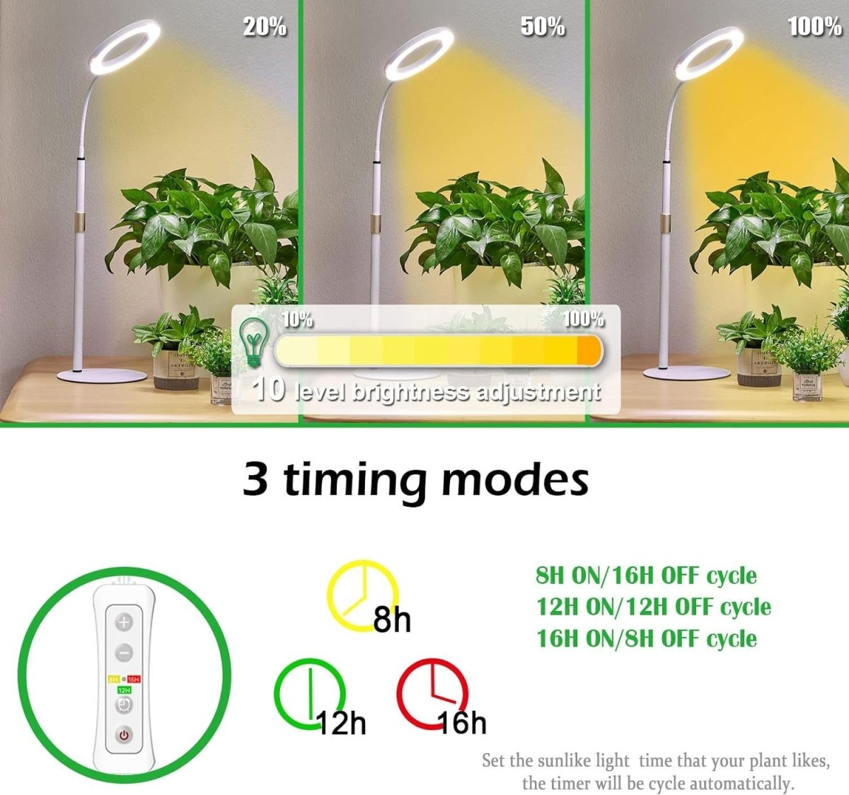 HALO Table Plant Lights - Plant Lights - 5653683746981 - Tumbleweed Plants - Online Plant Delivery Singapore