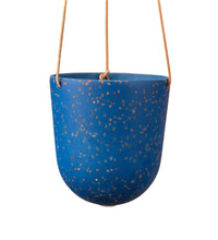 Hanging Terrazzo Planters by Capra Designs - neptune blue