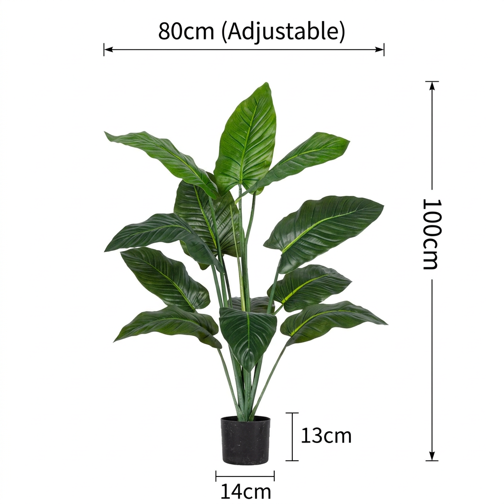 Taro Tree - Life-like Artificial