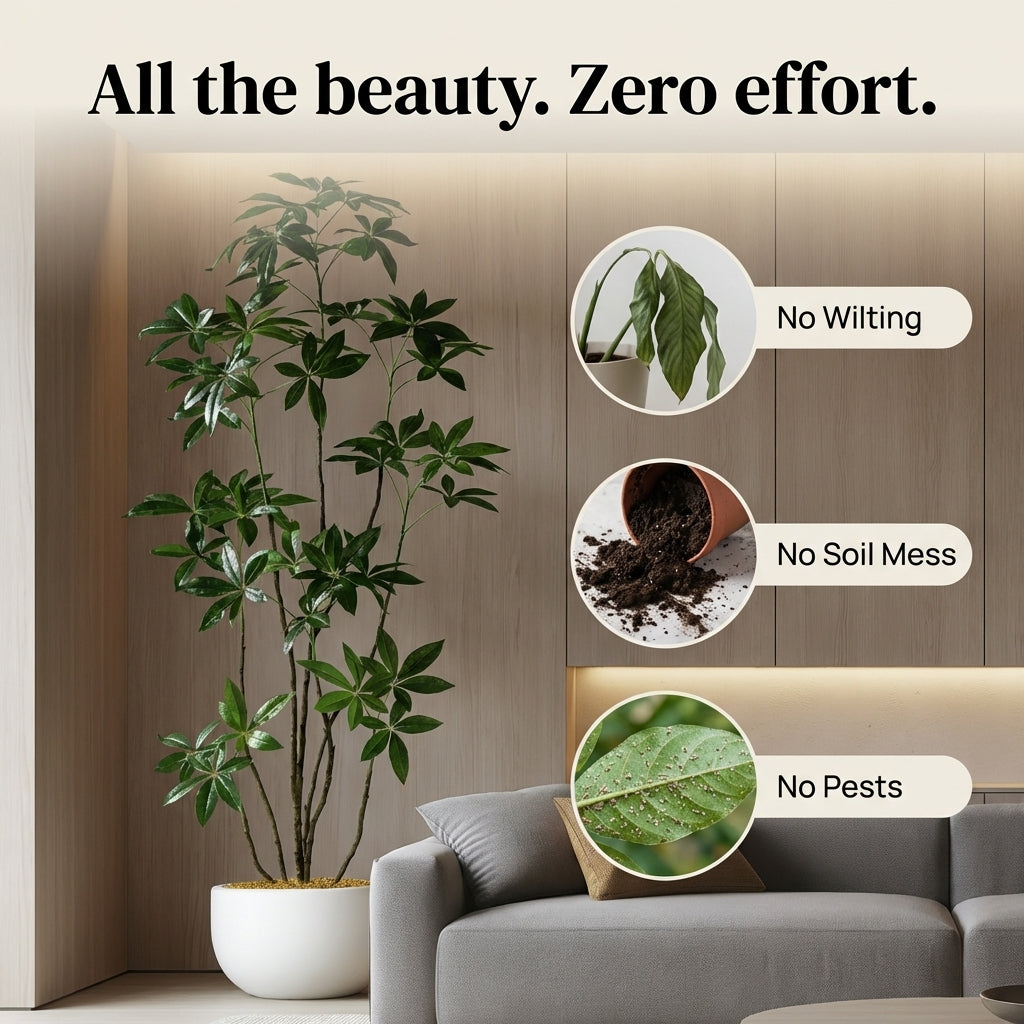 Money Tree - Life-like Artificial Plant (Fortune Tree)