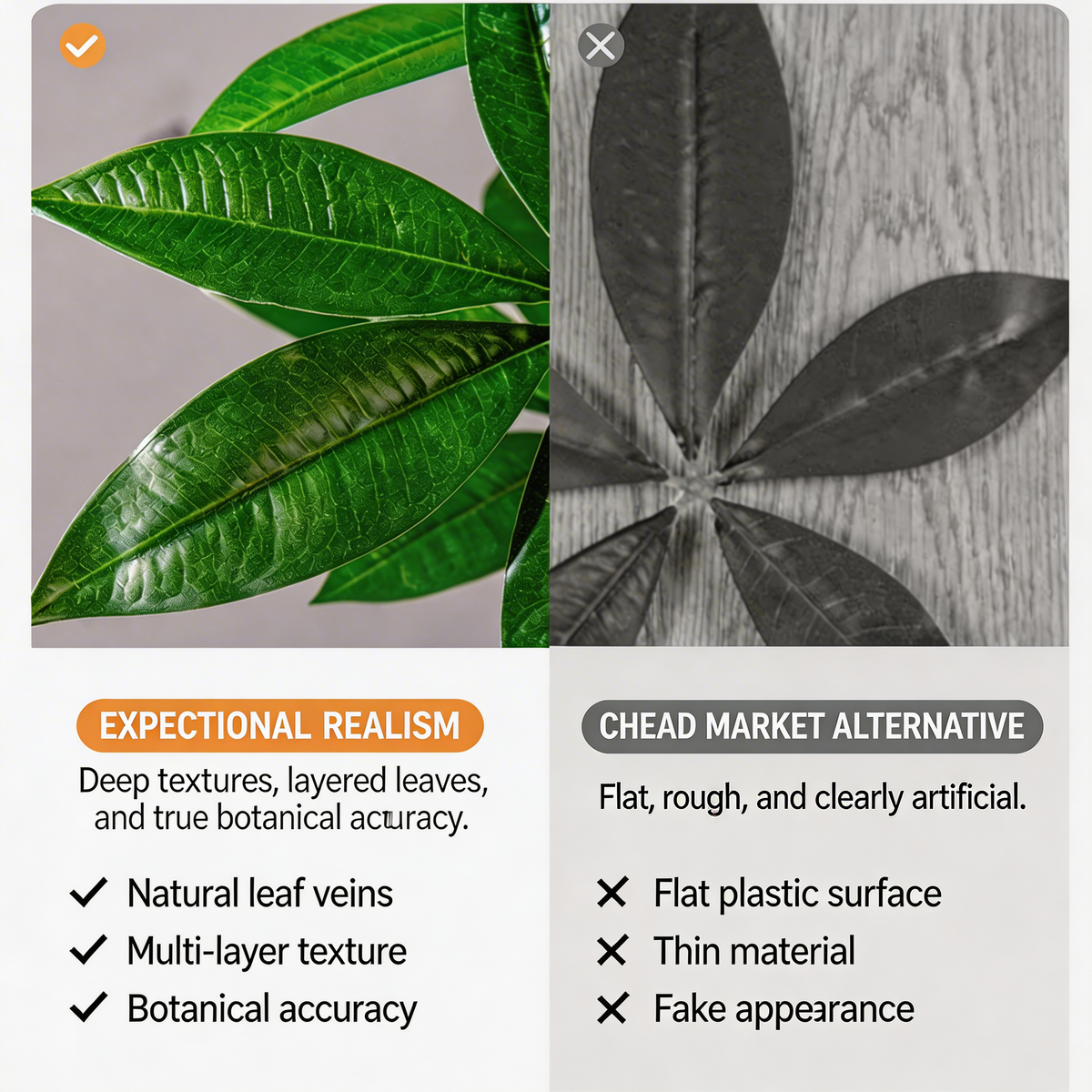 Money Tree - Life-like Artificial Plant (Fortune Tree)