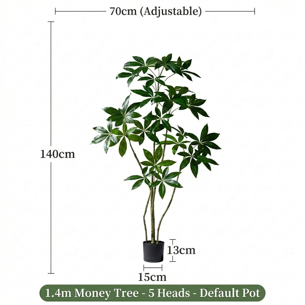 Money Tree - Life-like Artificial Plant (Fortune Tree)