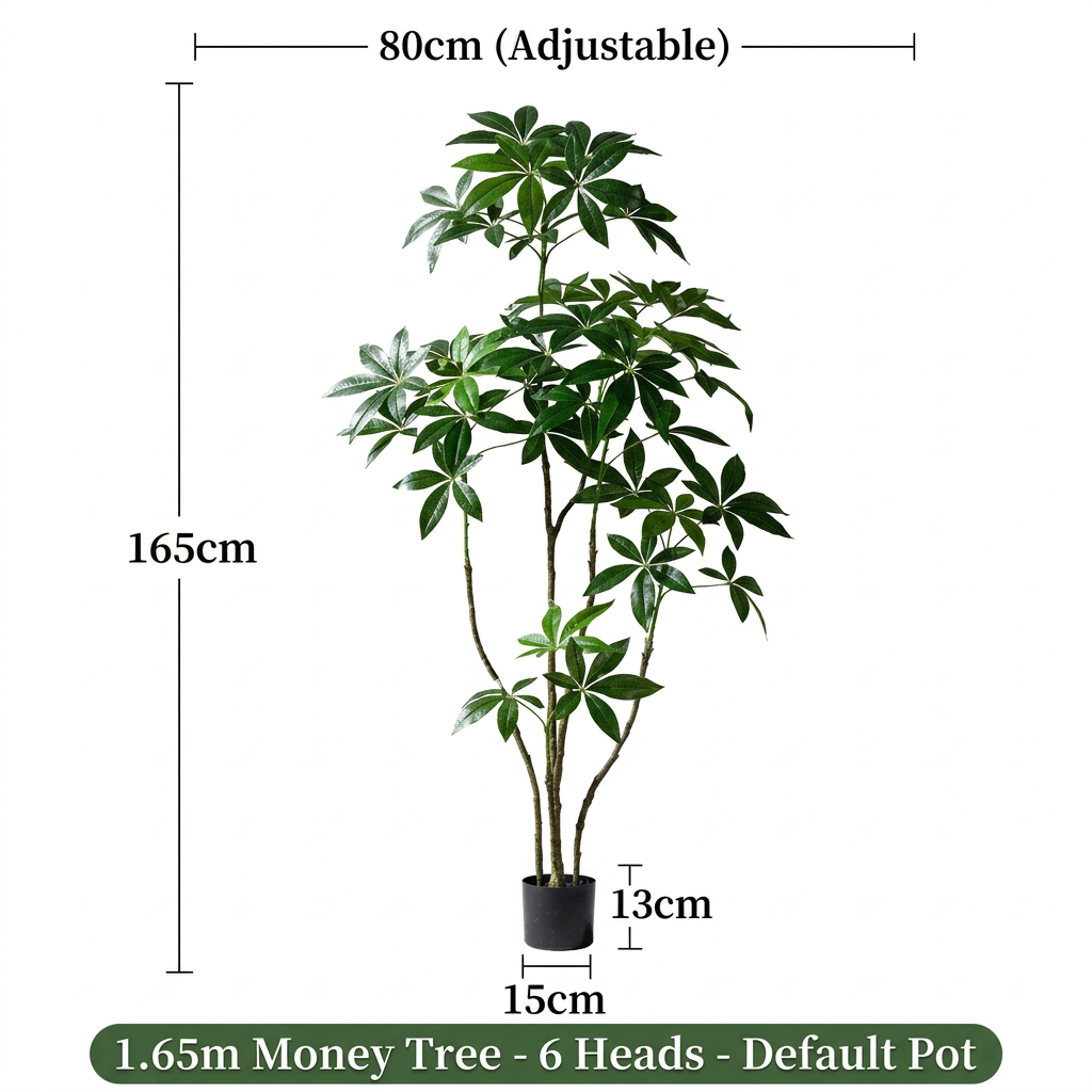 Money Tree - Life-like Artificial Plant (Fortune Tree)