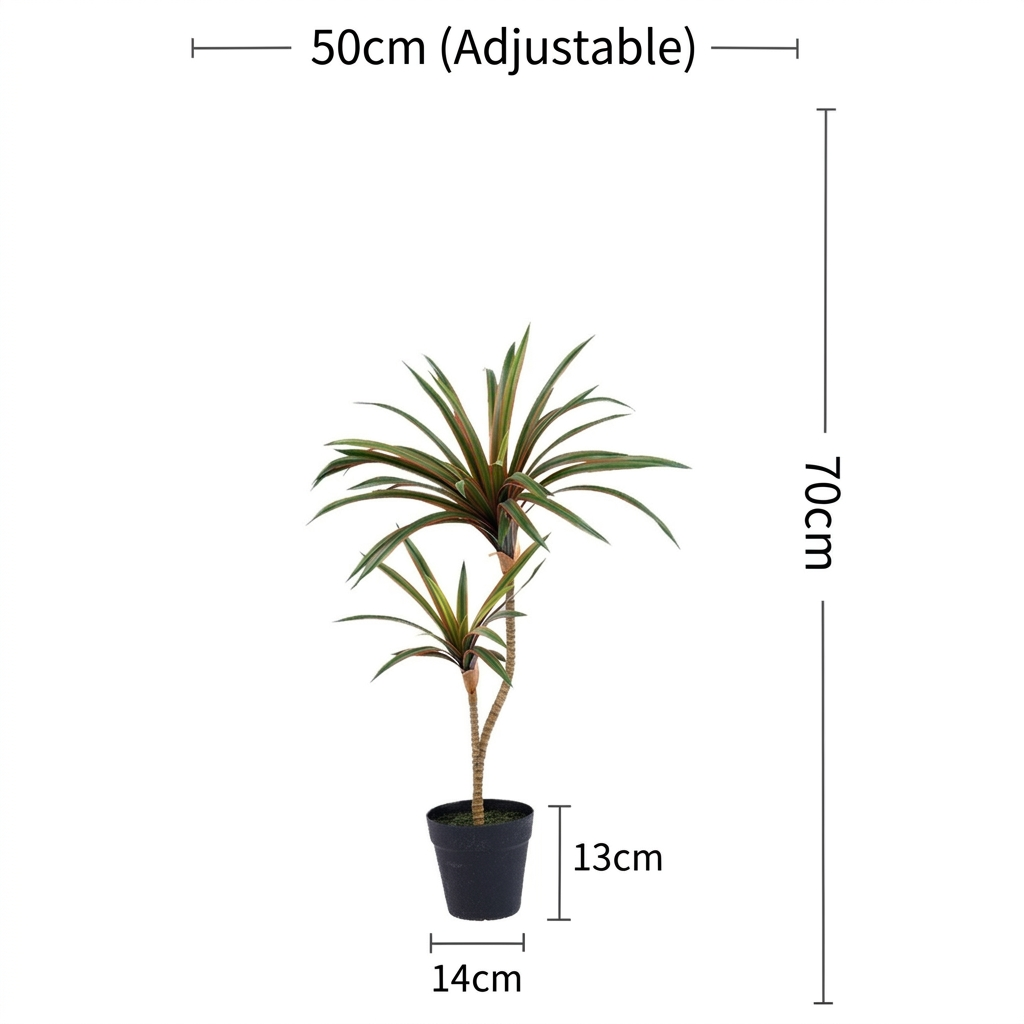 Horsetail Dracaena Life-like Artificial Tree