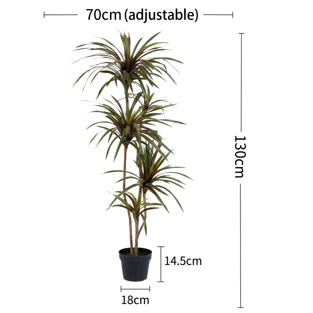 Horsetail Dracaena Life-like Artificial Tree