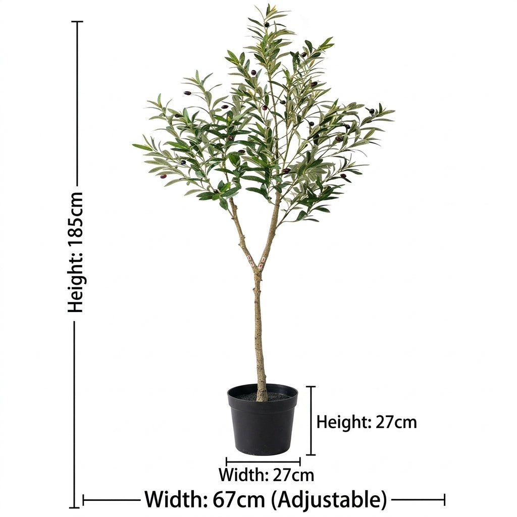 Luxury Artificial Olive Tree Floor Plant