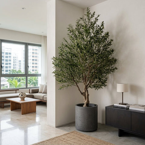 Luxury Artificial Olive Tree Floor Plant