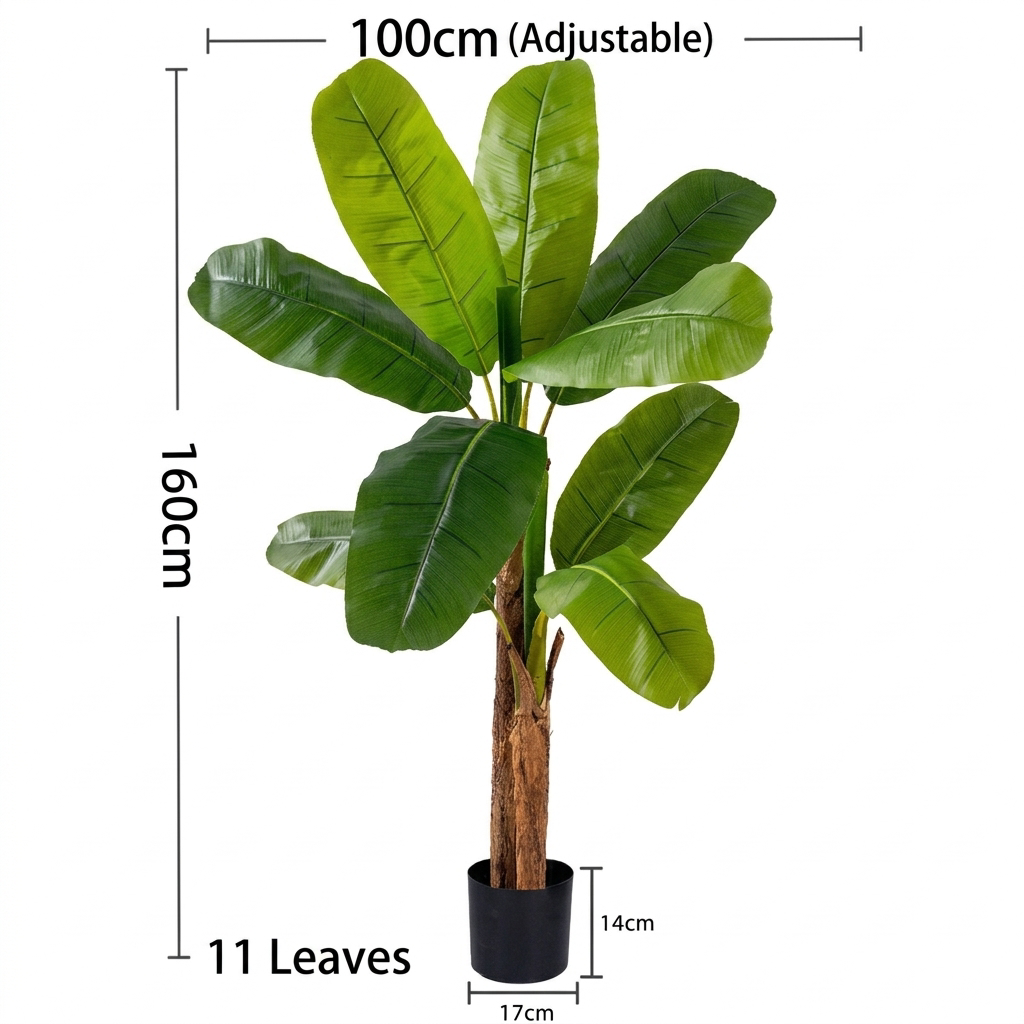 Tropical Banana Tree Artificial Plant