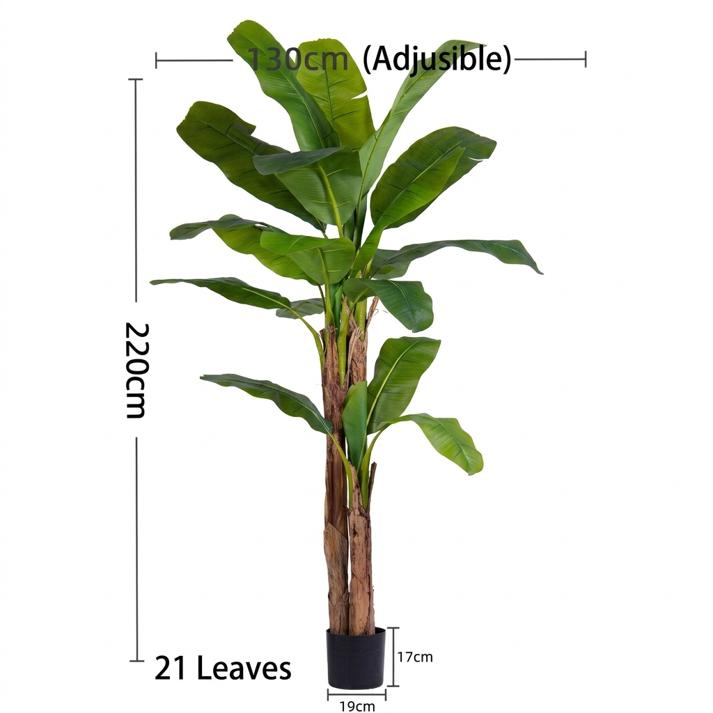 Tropical Banana Tree Artificial Plant